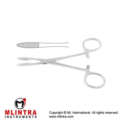Pean Haemostatic Forcep Stainless Steel, 16 cm - 6 1/4"